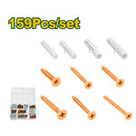 Pack Punta Aguja tarugo nylon 159pcs
