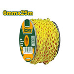 Cadena Plástica Amarilla 6mm 25mts
