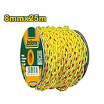 Cadena Plástica Amarilla 8mm 25mts