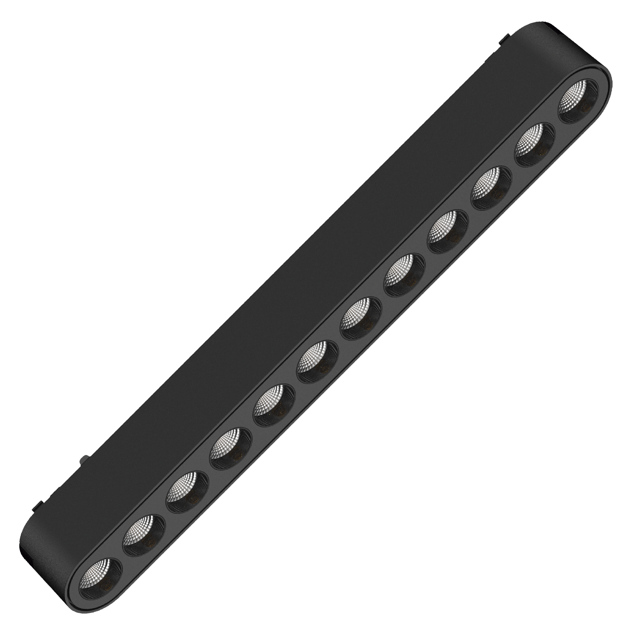 Lineal Focal 12W 22cm Negro Smart