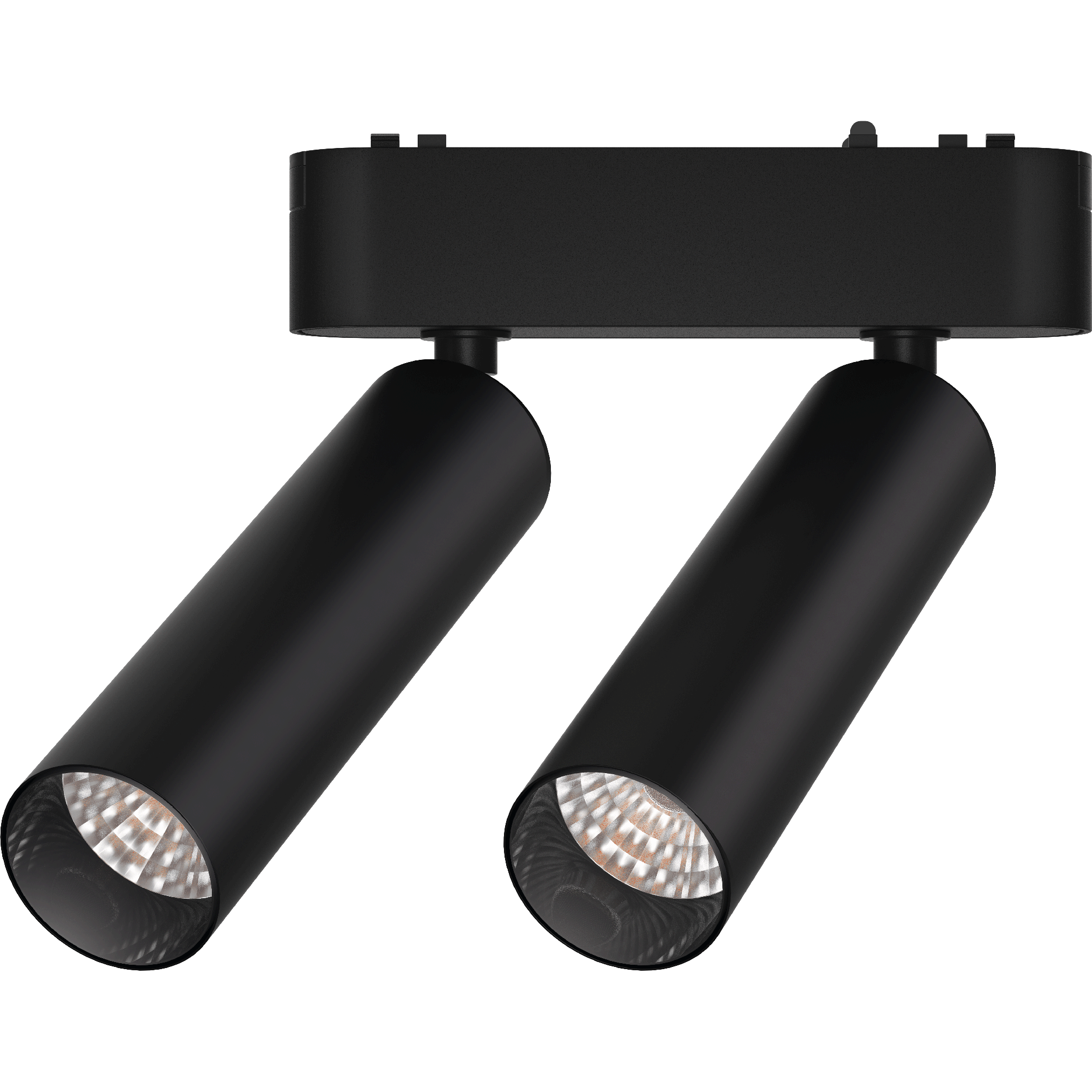 Spot Móvil Doble 14W 24° Negro Smart