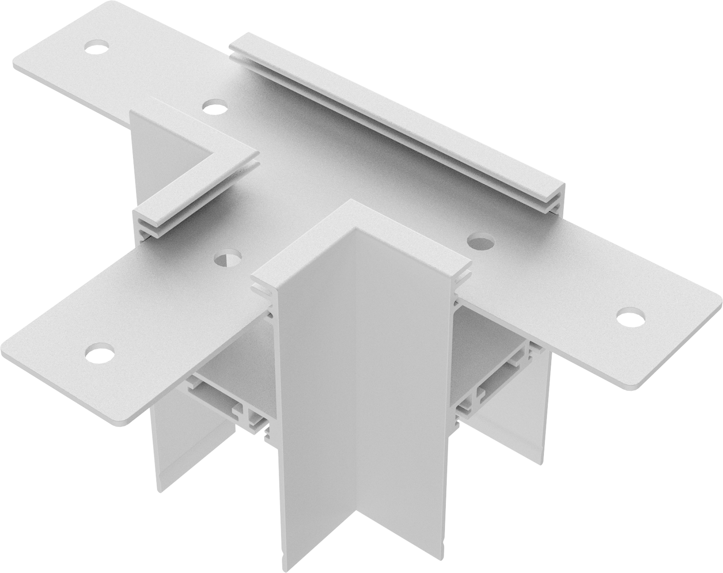 Conector Tipo T Blanco